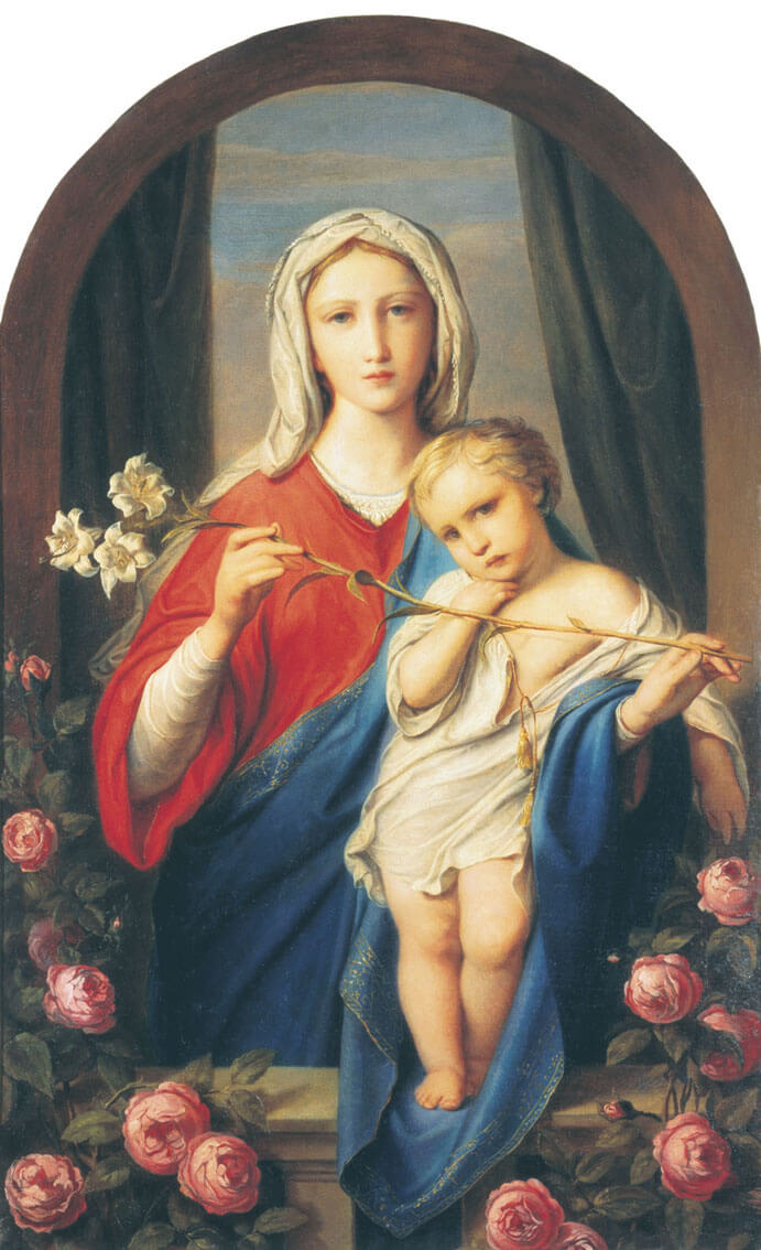 Our Lady with the Child in Roses