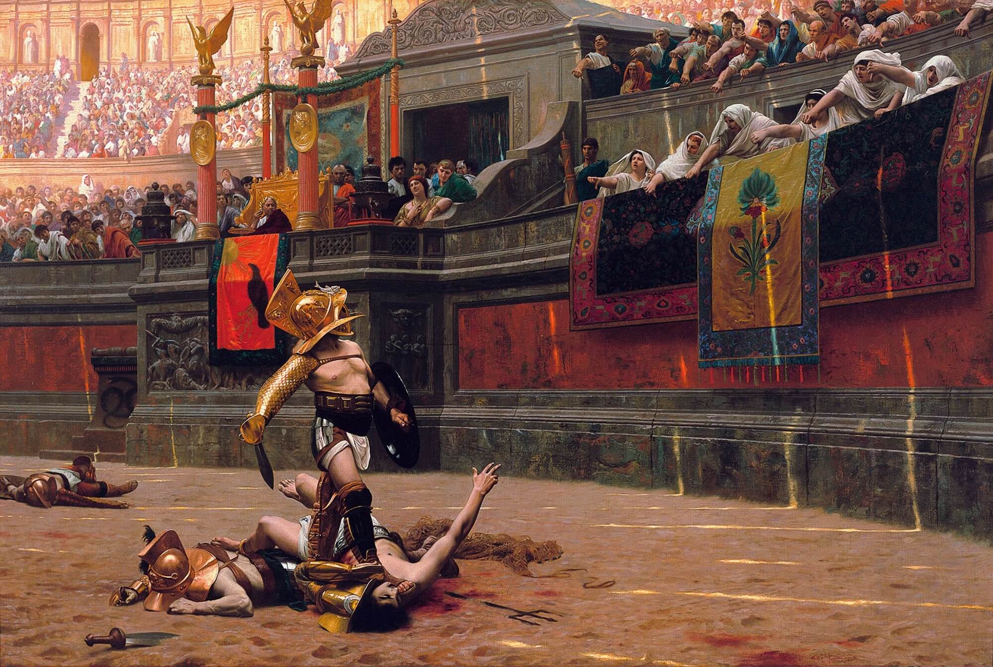 Battle of the gladiators
