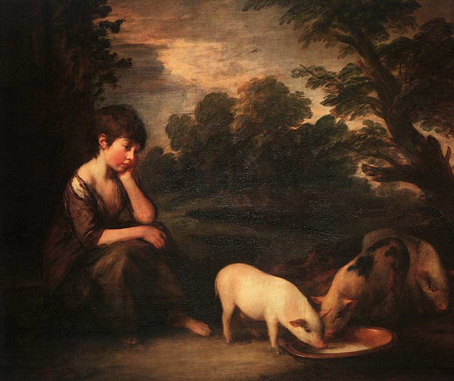 The Girl with the Pigs