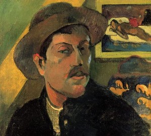Biography of Paul Gauguin and a description of the artist's paintings