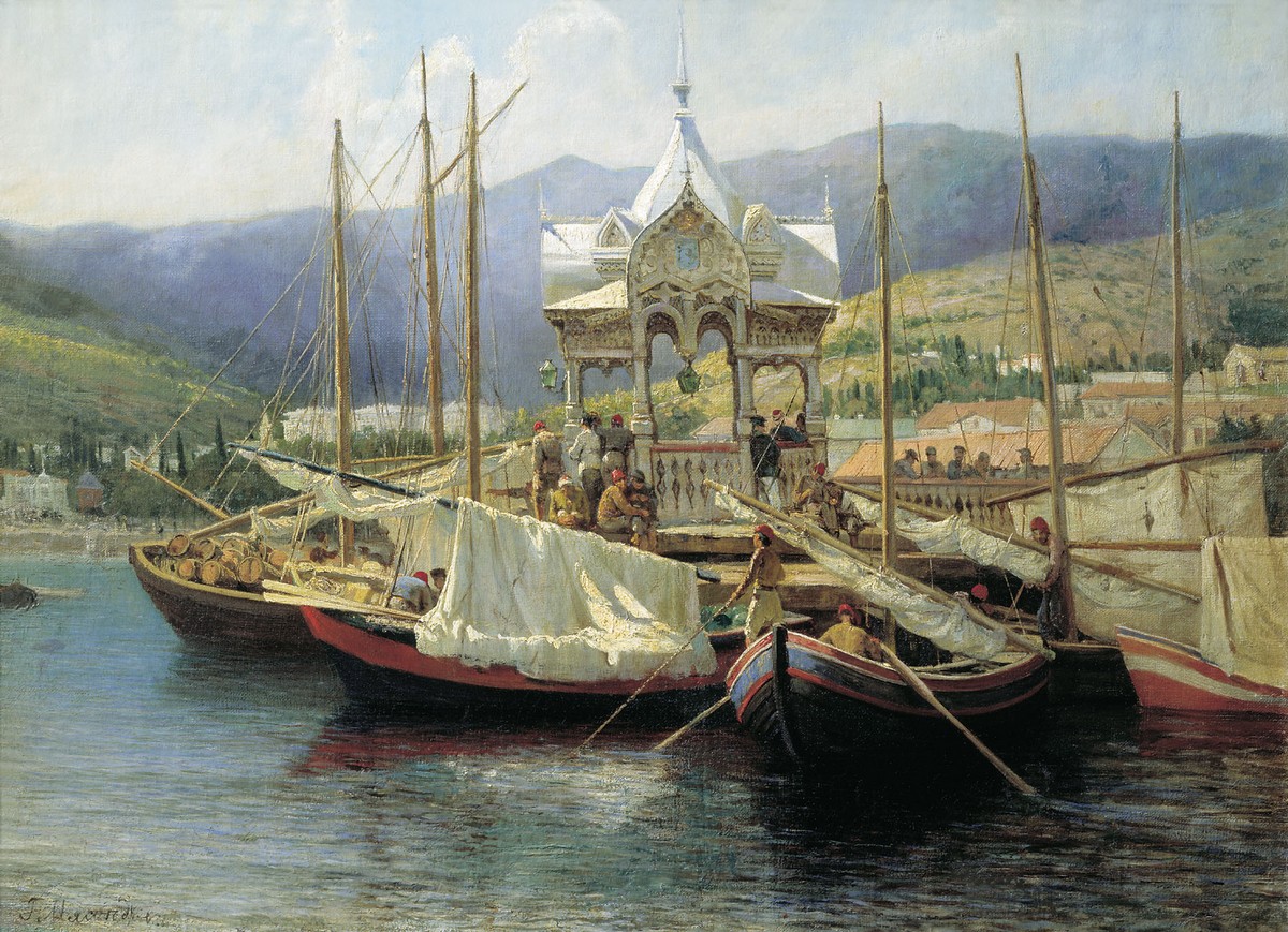 The pier in Yalta
