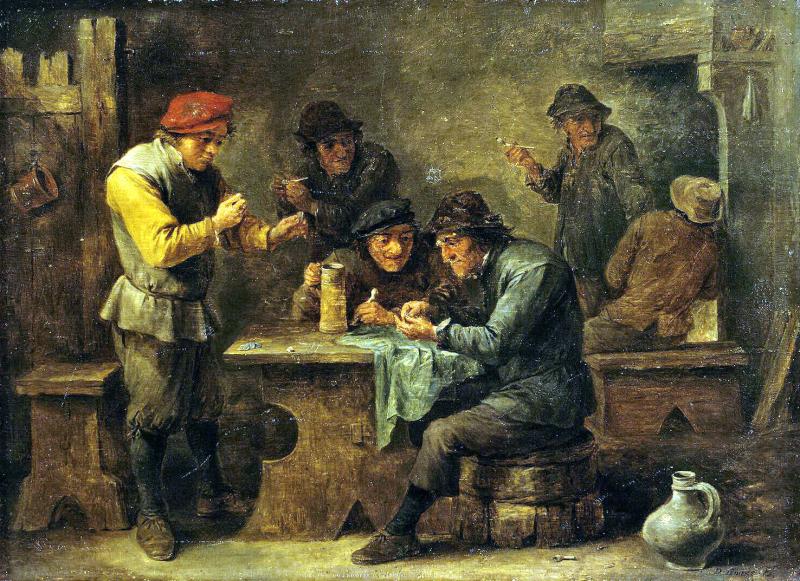 Peasants playing dice