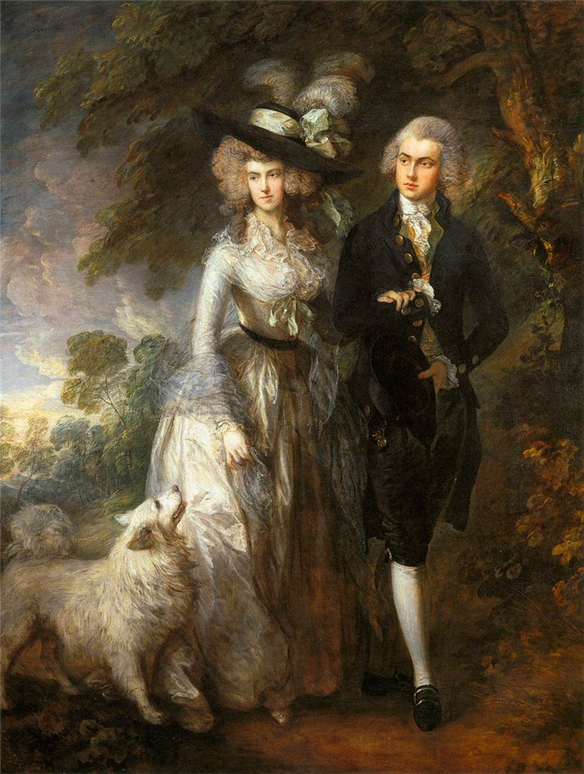 Portrait of Mr. and Mrs. Hallett
