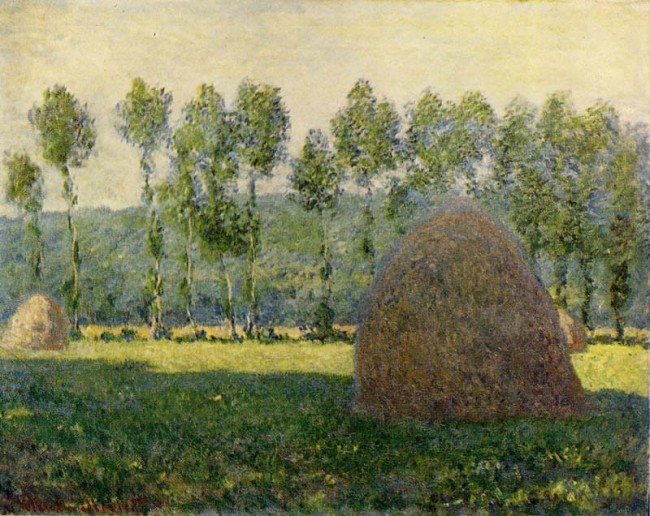 A haystack near Giverny