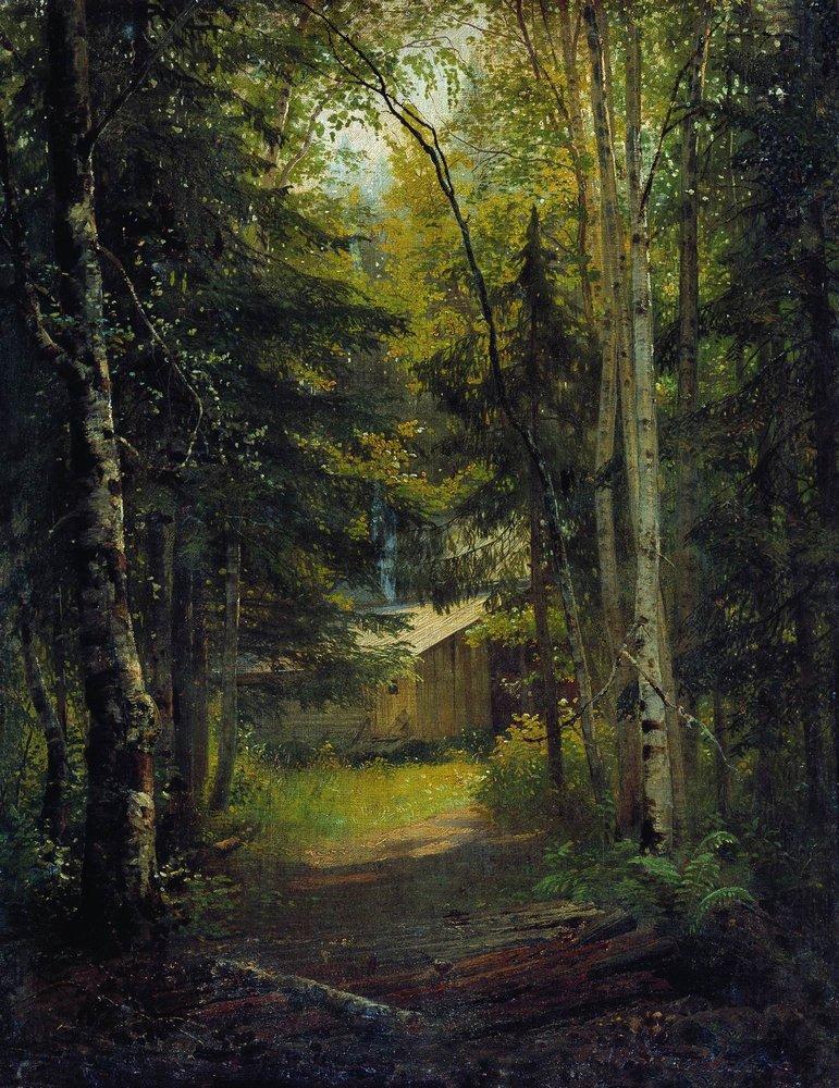 A lodge in the woods