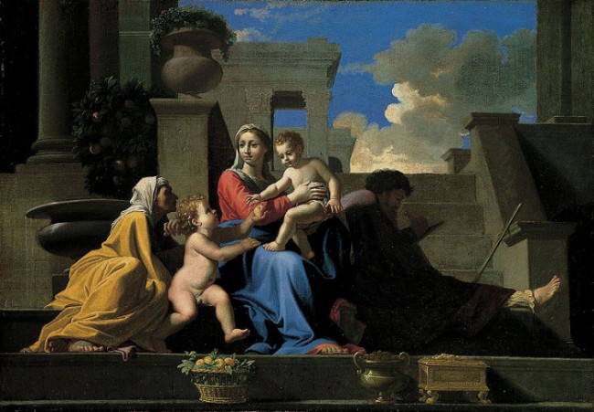 Holy Family on the Stairs